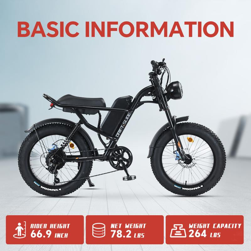 Commuting Electric Bicycle with a Maximum Power of 1500W, Upgraded Thick Tires and 7-Layer Full Suspension, 48V 20.8Ah Detachable Large Battery, 20 "X 4.0 Suitable for Mountainous, Snowy, Sandy and Highway Areas, with the Highest Cost-Effectiveness