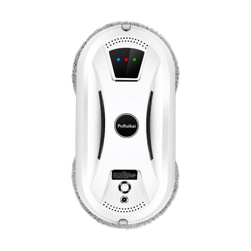 Puruikai Automatic Window Cleaning Robot 2025 Model Limpia with AI Path Planning, Suction Remote Control, and Edge Detection for Streak-Free Glass Intelligent Fully Automatic Window Cleaner Automatic Dual-Spray Window Cleaning Robot Window Cleaner