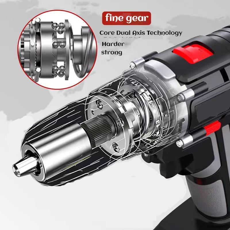 Absolute Power Cordless Drill 24V Electric Power Drill Set Tool Drills Cordless Set with Battery and Charger 24 Volt Drill Driver Kit