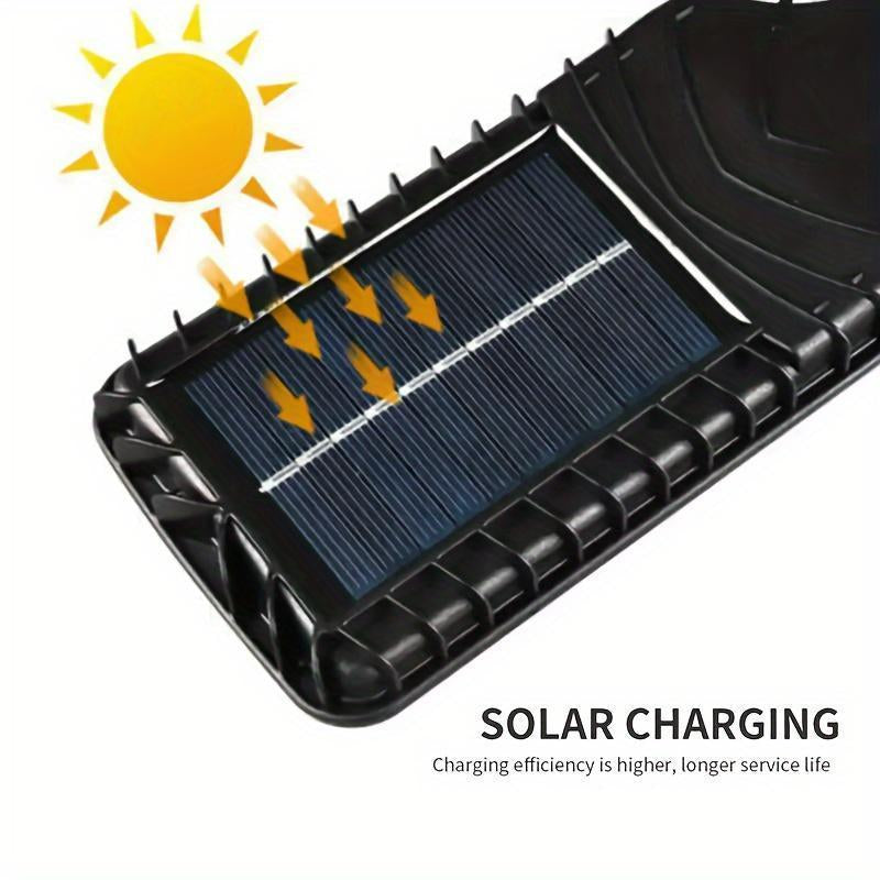 New 2/4Pc Outdoor Solar Street Light, Human Sensor Yard Lamp with Remote Control, IP44 LED Wall Lamp for Courtyard, Walkway, Patio, Garage, Corridor