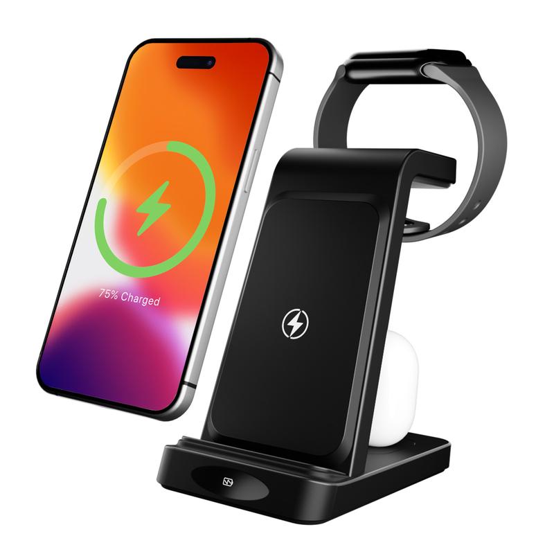 3-in-1 Wireless Charger for iPhone, Apple Watch, AirPods My Store