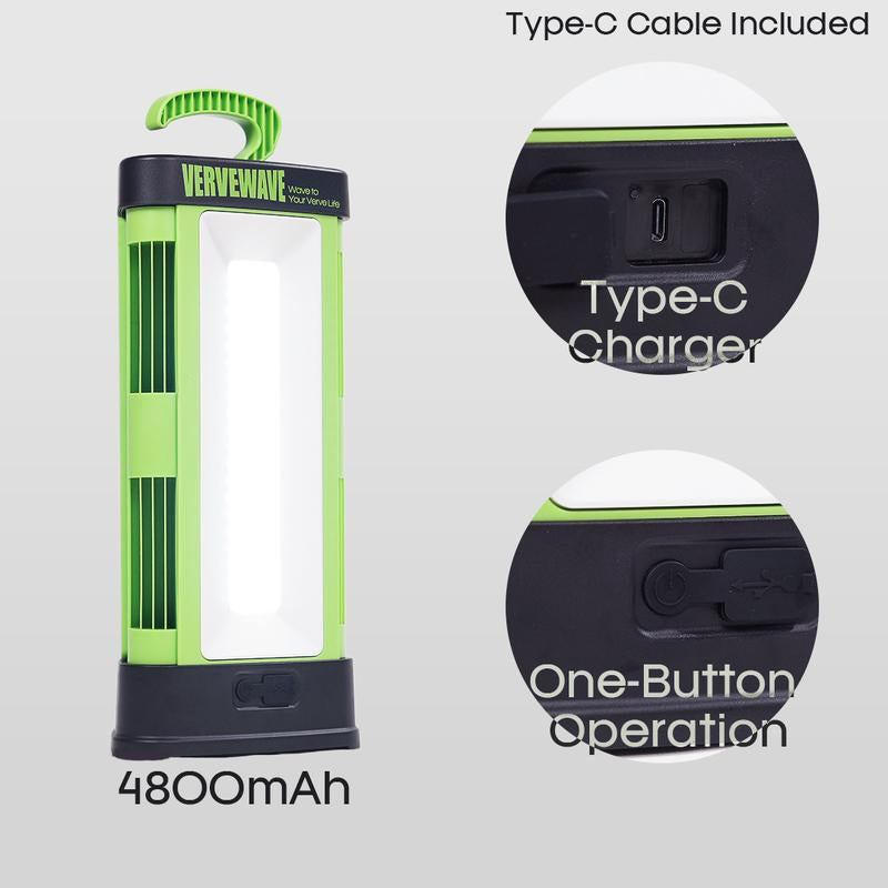 9000LM LED Work Light, 6500K, Triple Lights with 360° Rotating, 3 Modes, 6000Mah Rechargeable Work Light with Hook, Camping Light for Hiking, Maintenance Lighting, Emergency, Car Repairing